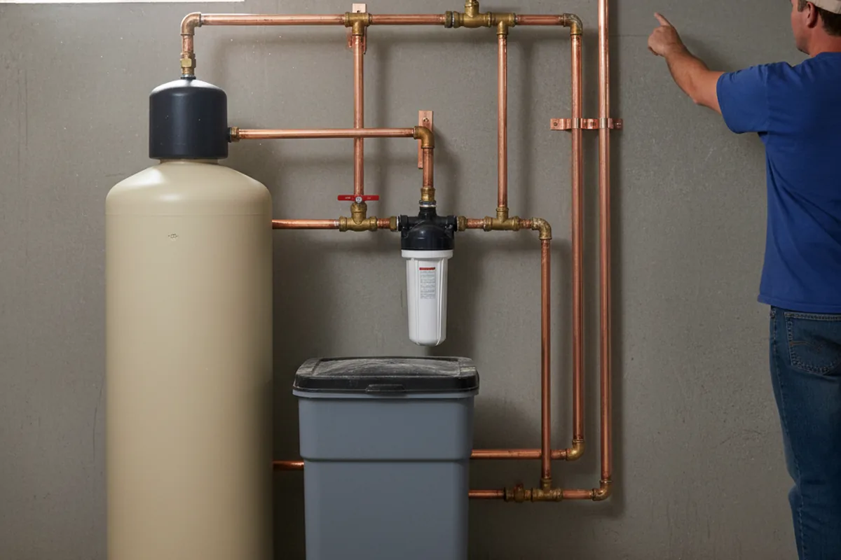 Whole-house water treatment system installed in Tyner